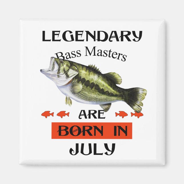 Aimant Bass Masters Juillet (Devant)