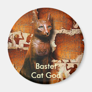 Aimant BASTET ~ Ancien Chat égyptien Dieu
