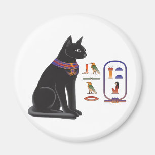 Aimant Bastet, déesse chatte égyptienne