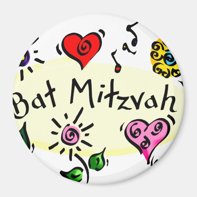 Aimant Bat mitzvah (Devant)