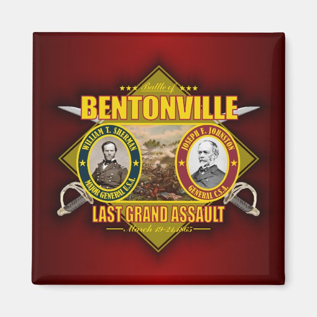 Aimant Bataille de Bentonville (Devant)