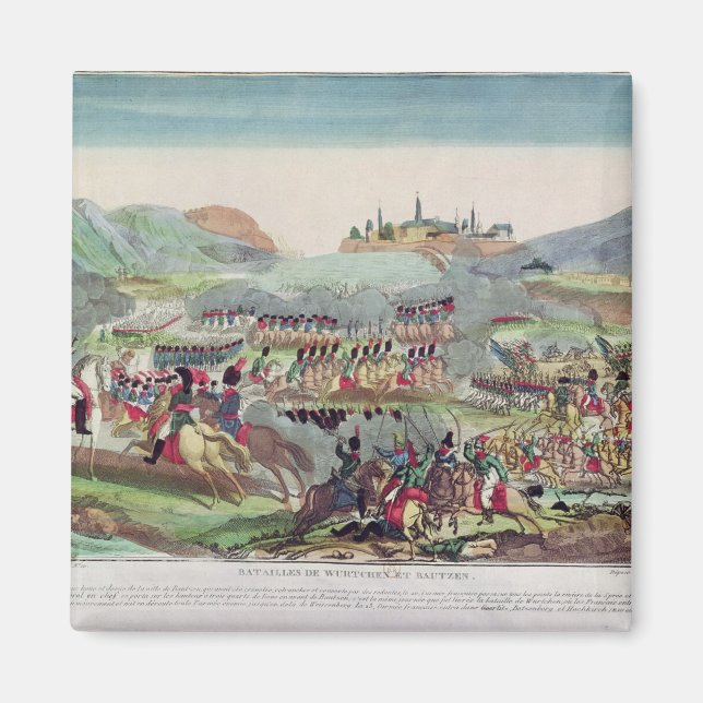 Aimant Batailles de Wurtchen et Bautzen, le 20 mai 1813 (Devant)