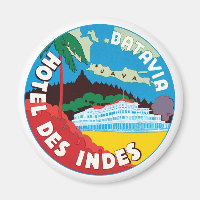 Aimant BataviaHotelJava (Devant)