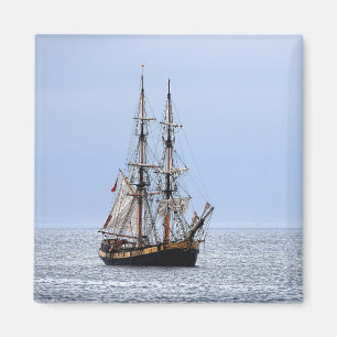 Aimant Bateau de pêche nautique Ciel bleu