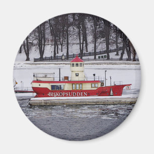 Aimant Bateau-phare Biskopsudden de Stockholm Suède