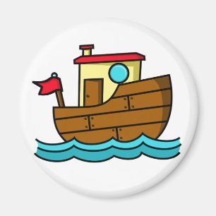 Aimant Bateau remorqueur à dessin