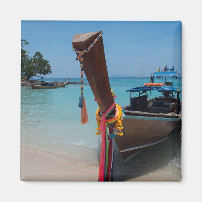 Aimant Bateau thaïlandais traditionnel (Devant)
