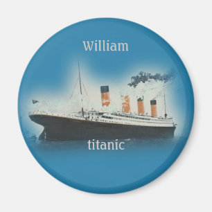 Aimant Bateau Vintage maritime Titanic White Star