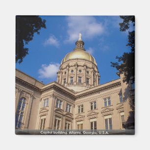 Aimant Bâtiment de capitol, Atlanta, la Géorgie,