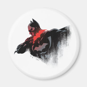 Aimant Batman Batarang cramoisi