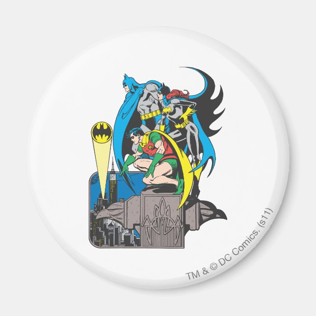 Aimant Batman/Batgirl/Robin (Devant)