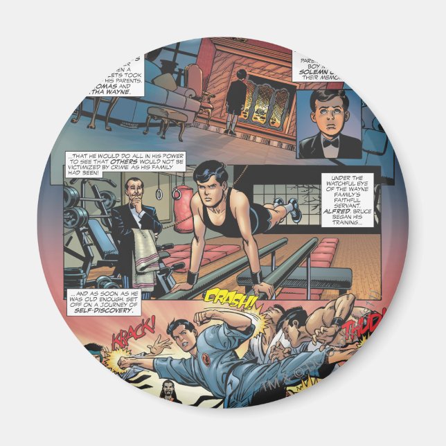 Aimant Batman - Bruce Wayne Origines 1 (Devant)