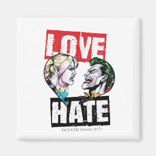 Aimant Batman   Harley Quinn & Joker Love/Hate