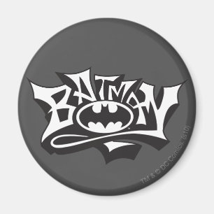 Aimant Batman   Logo du nom du graffiti