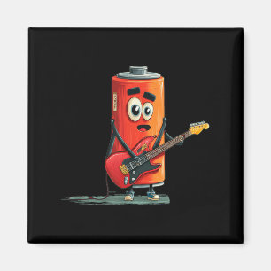 Aimant Batterie Cool Energy avec guitare pour Rockn Roll