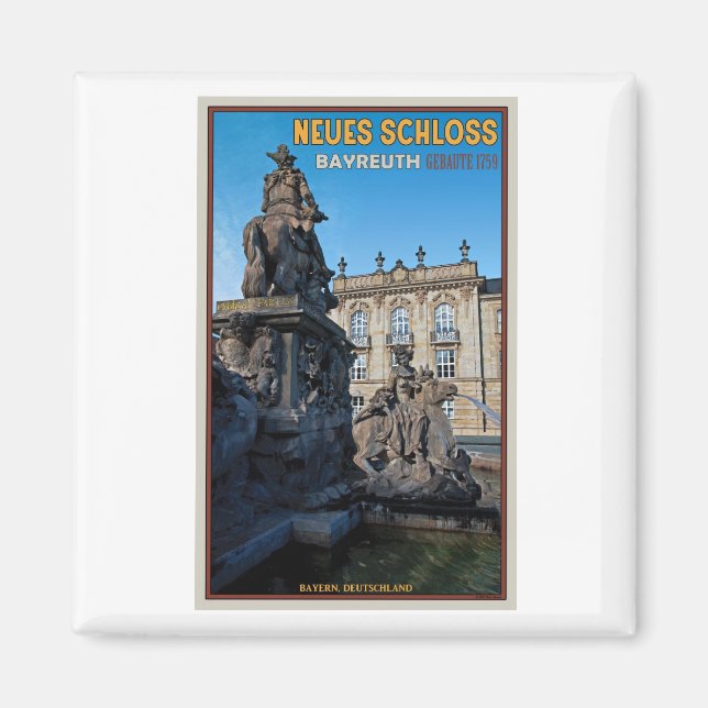 Aimant Bayreuth - Neues Schloss (Devant)