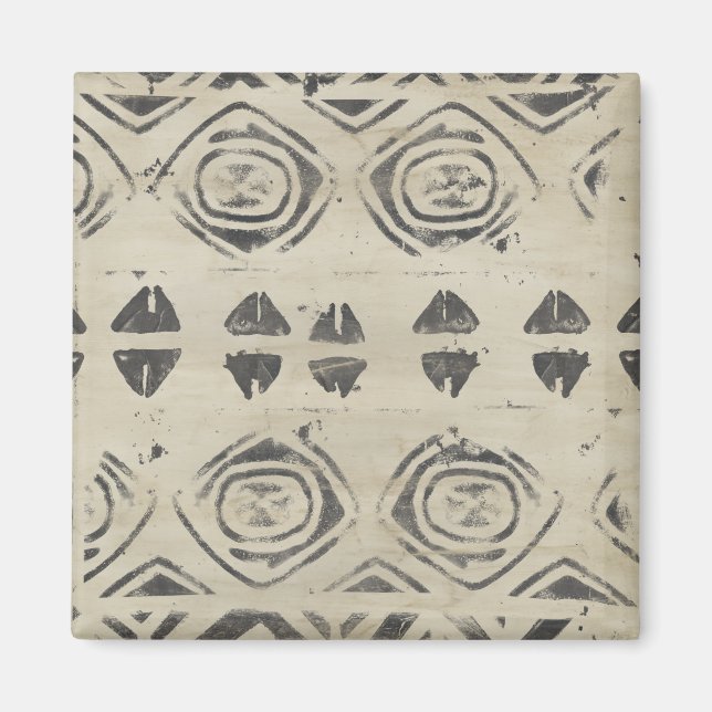 Aimant Bazar motif - Formes arrondies et géométriques (Devant)