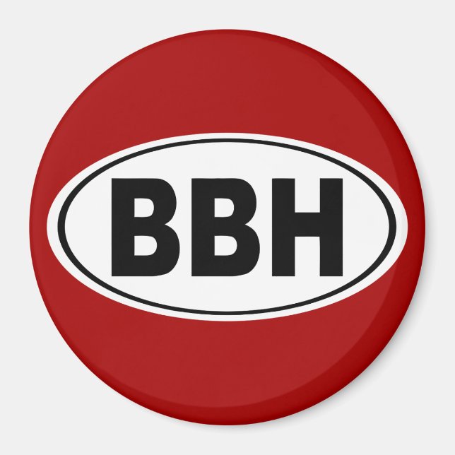 Aimant BBH Boothbay Harbour Maine (Devant)
