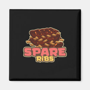 Aimant Bbq Spare Ribs Byrbecue Grill Fumeur Viande Porc R