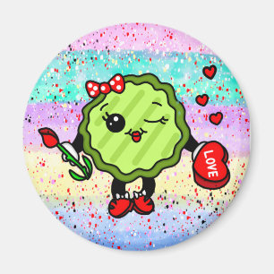 Aimant Be My Valentine Holiday Pickle