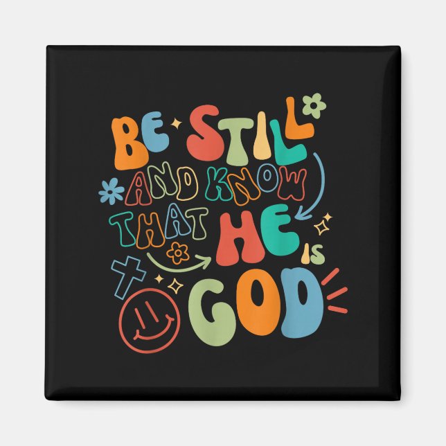 Aimant Be Still And Know Psalm Verse Insrational Christia (Devant)