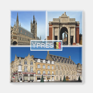 Aimant BE Ypres - Lakenhal, au Flanders Fields Museum -