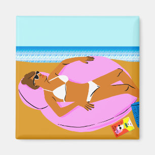 Aimant Beachy Keen - rose