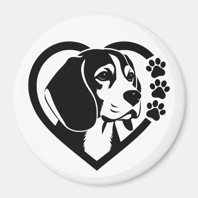 Aimant Beagle (Devant)