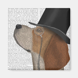 Aimant Beagle, corps et Casquette