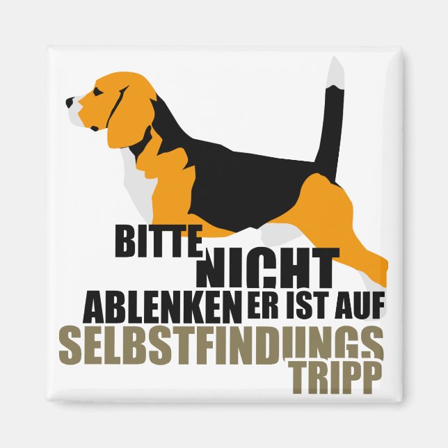 Aimant Beagle Geschenke (Devant)