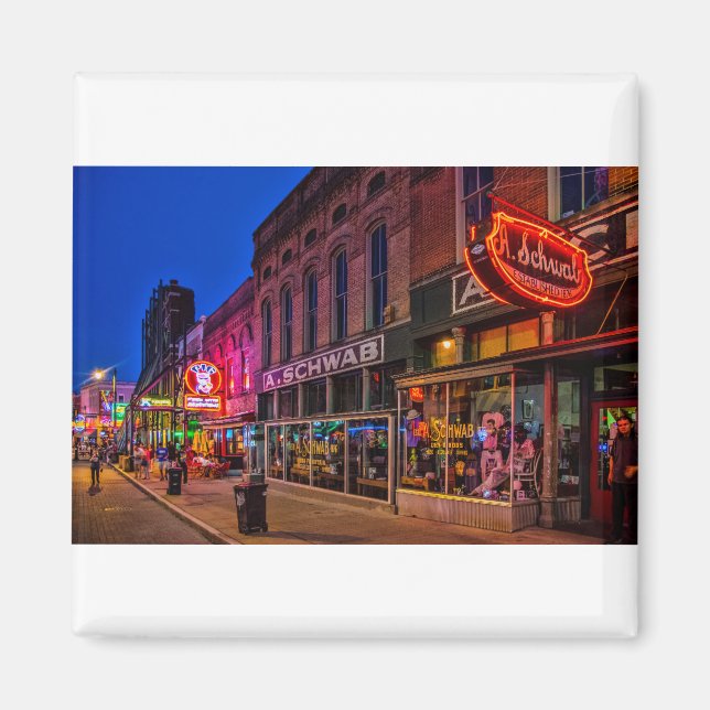 Aimant Beale Street à Memphis (Devant)