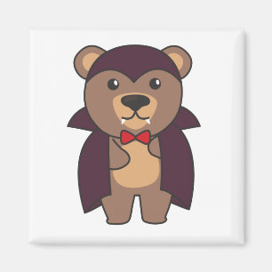 Aimant Bear Halloween mignon diable enfants costume vampi