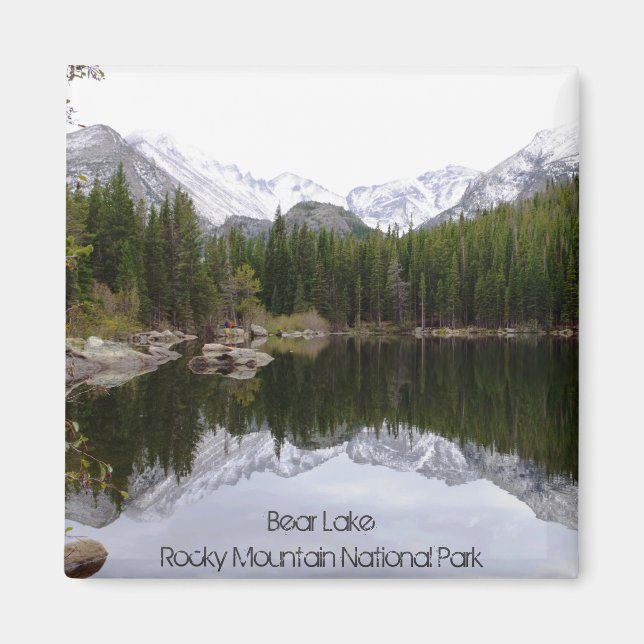 Aimant Bear Lake Rocky Mountain National Park (Devant)