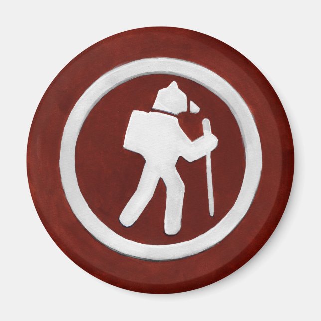 Aimant Bear Trail Marker (Devant)