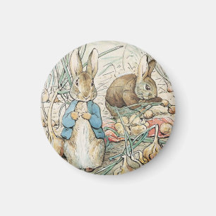 Aimant Beatrix Potter Peter Rabbit et Benjamin Bunny