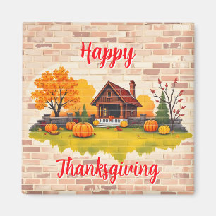 Aimant Beau Bon thanksgiving populaire automne