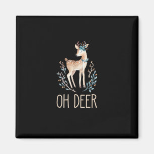 Aimant Beau Cerf Drôle Oh Cerf Design Moderne 