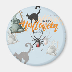 Aimant Beau Halloween Motif sans couture