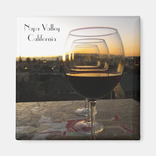 Aimant Beau Napa Valley Magnet! (Devant)