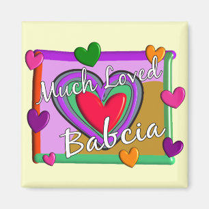 Aimant Beaucoup d'amour Babcia (grand-mère polonaise)