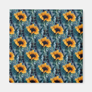 Aimant Beaucoup de tournesols ensoleillés.....