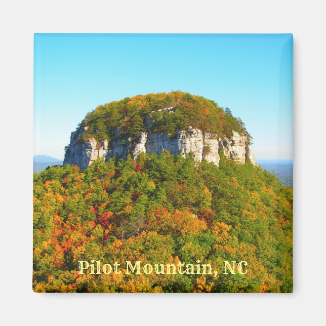 Aimant Beautiful Pilot Mountain State Park NC (Devant)