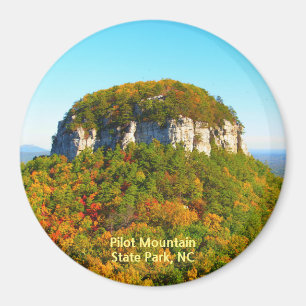 Aimant Beautiful Pilot Mountain State Park NC