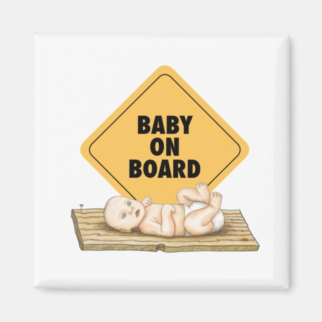 Aimant Bébé à bord (Devant)
