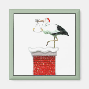 Aimant Bébé de Noël Décembre
