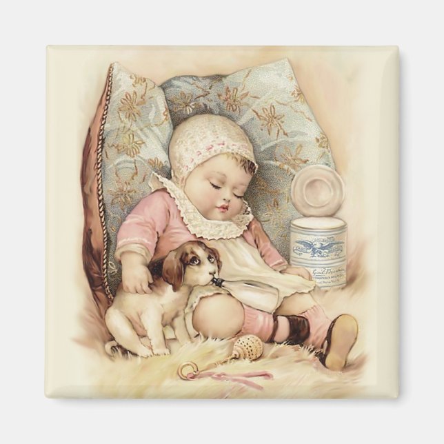 Aimant Bébé endormi (Devant)