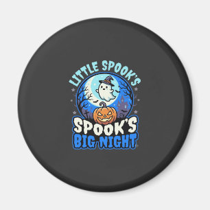 Aimant Bébé Fantôme au Clair de Lune d'Halloween
