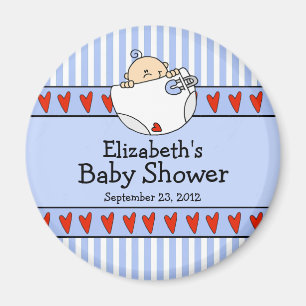 Aimant Bébé garçon Baby shower Favoriser l'aimant