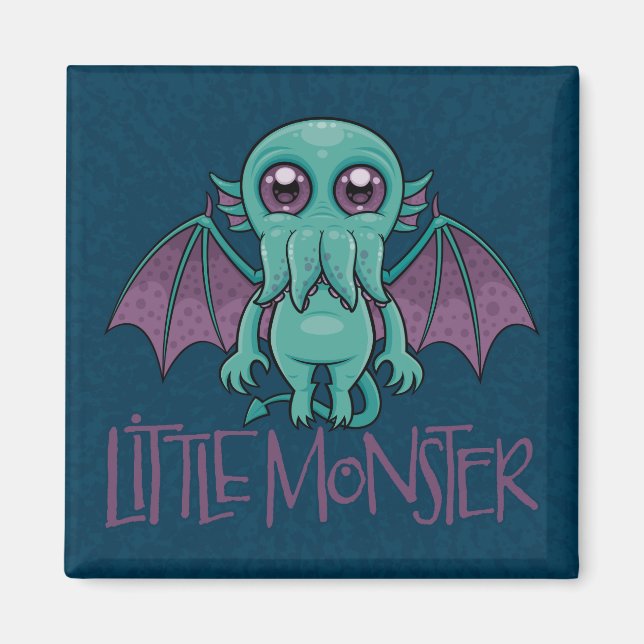 Aimant Bébé mignon Cthulhu Petit Monstre (Devant)