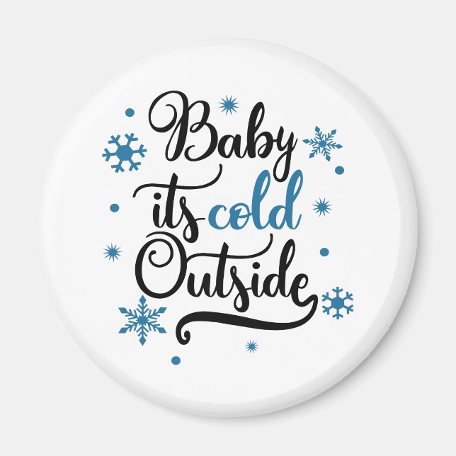 Aimant bébé son froid dehors (Devant)